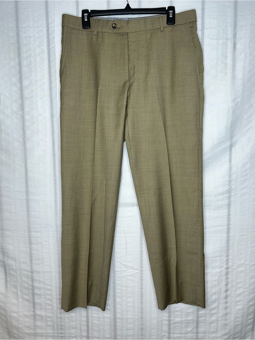 Ballin Classic Comfort Eze 100% Wool Super 120’s Mens 34x29 Pants Pleated Trouse